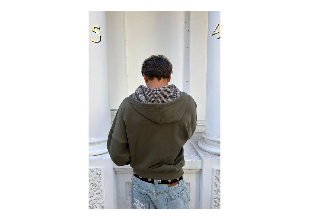 Nude Project Hammers Zip-Up Green