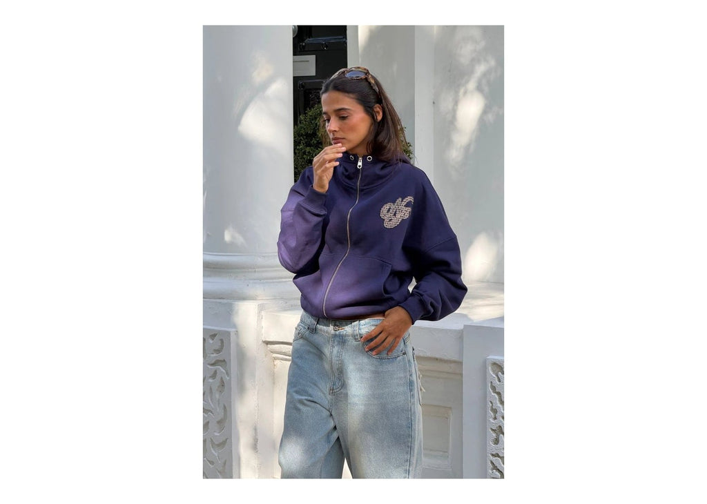 Nude Project Hammers Zip-Up Navy