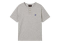 Nude Project Henley Neck Tee White/Grey 2 x Pack