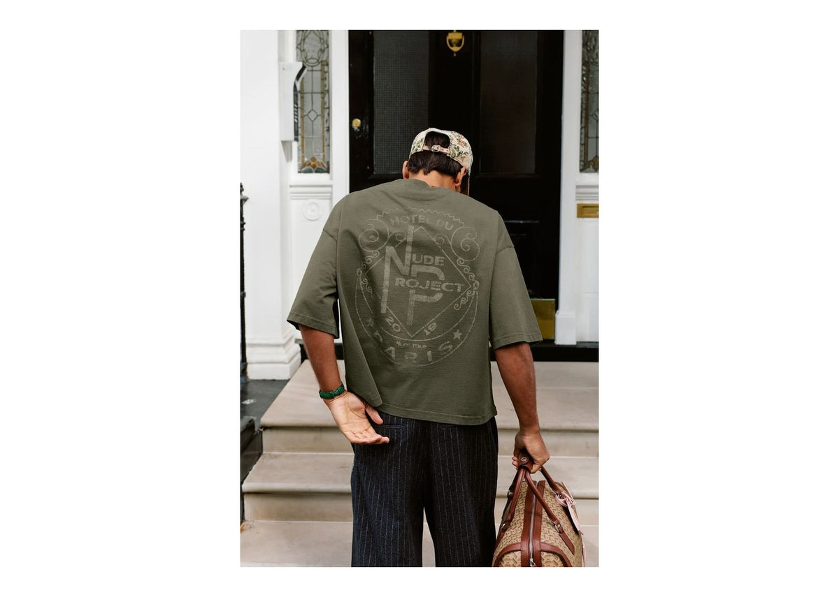 Nude Project Hotel Tee Khaki