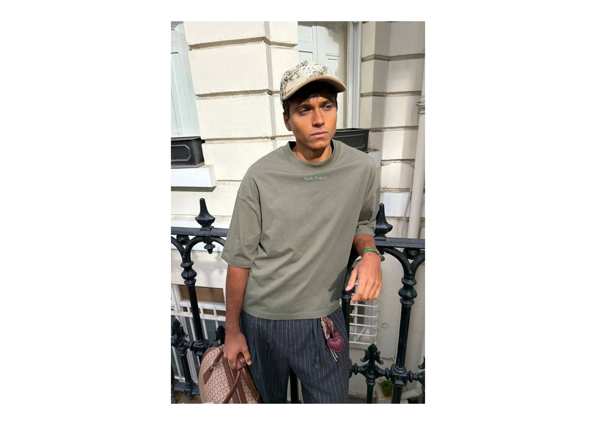Nude Project Hotel Tee Khaki