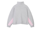 Nude Project Idol Quarter-Zip Grey Melange