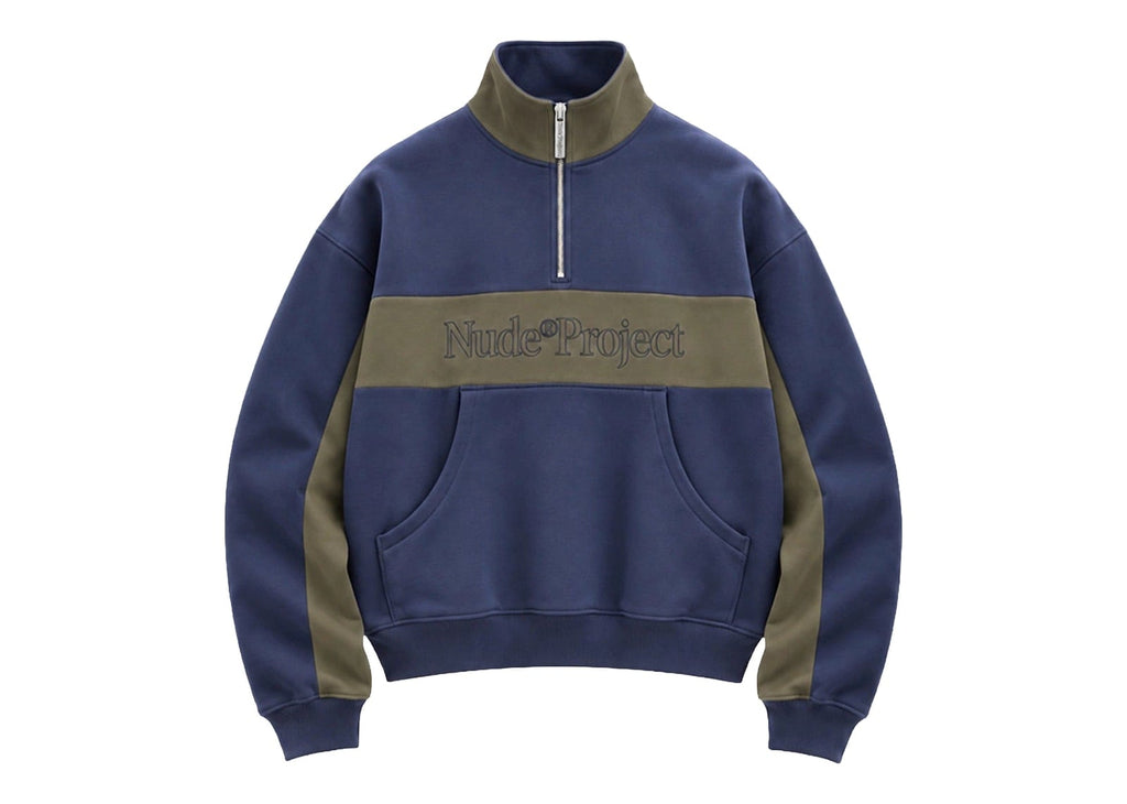 Nude Project Idol Quarter-Zip Navy