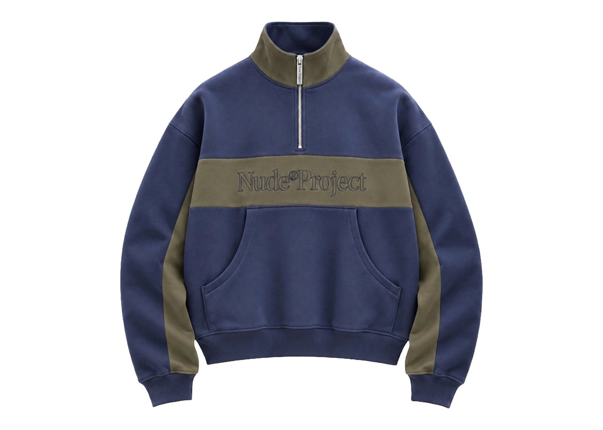 Nude Project Idol Quarter-Zip Navy