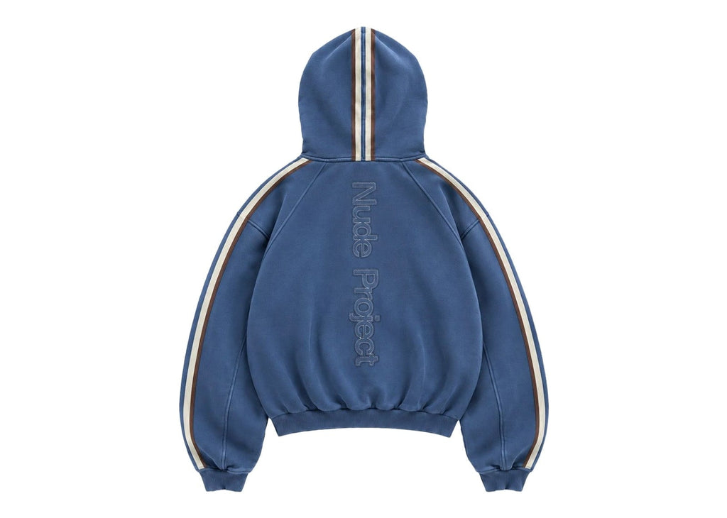 Nude Project IT Zip-Up Hoodie Blue