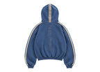 Nude Project IT Zip-Up Hoodie Blue