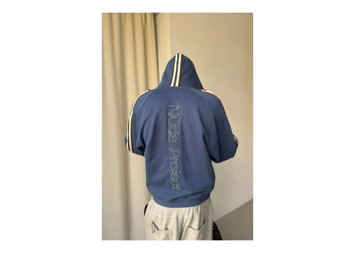 Nude Project IT Zip-Up Hoodie Blue