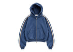 Nude Project IT Zip-Up Hoodie Blue