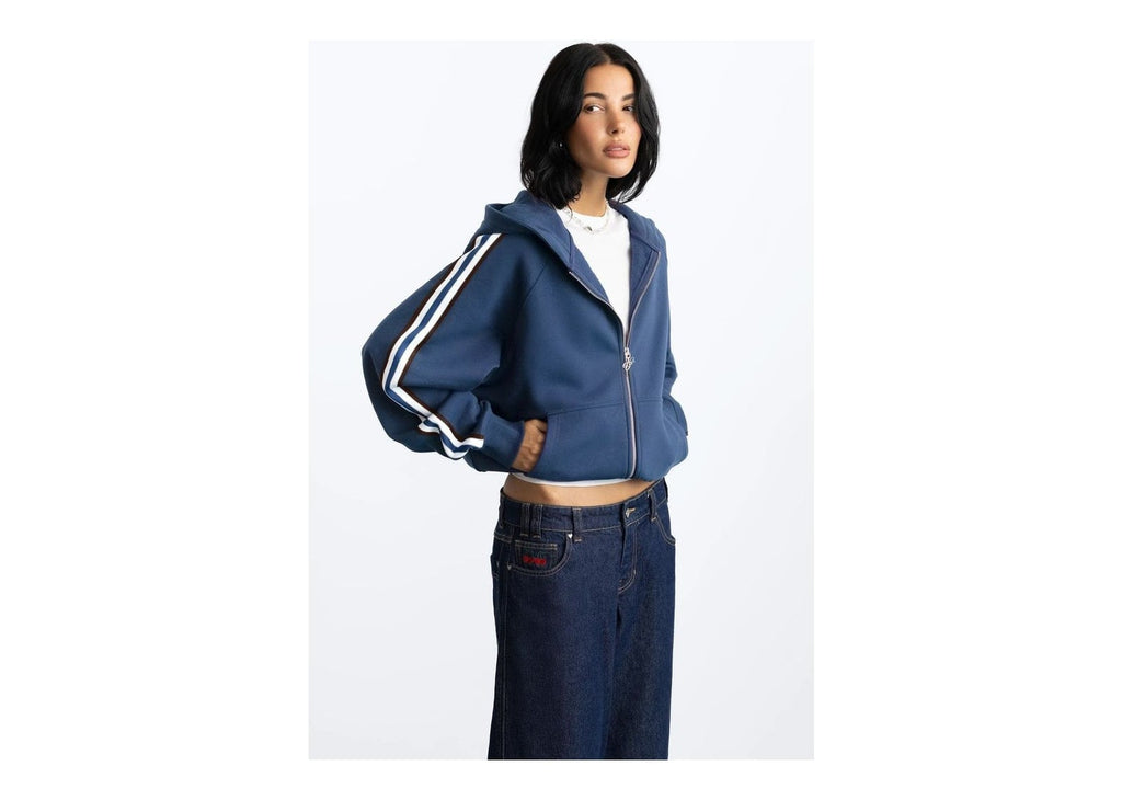 Nude Project IT Zip-Up Hoodie Blue