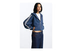 Nude Project IT Zip-Up Hoodie Blue