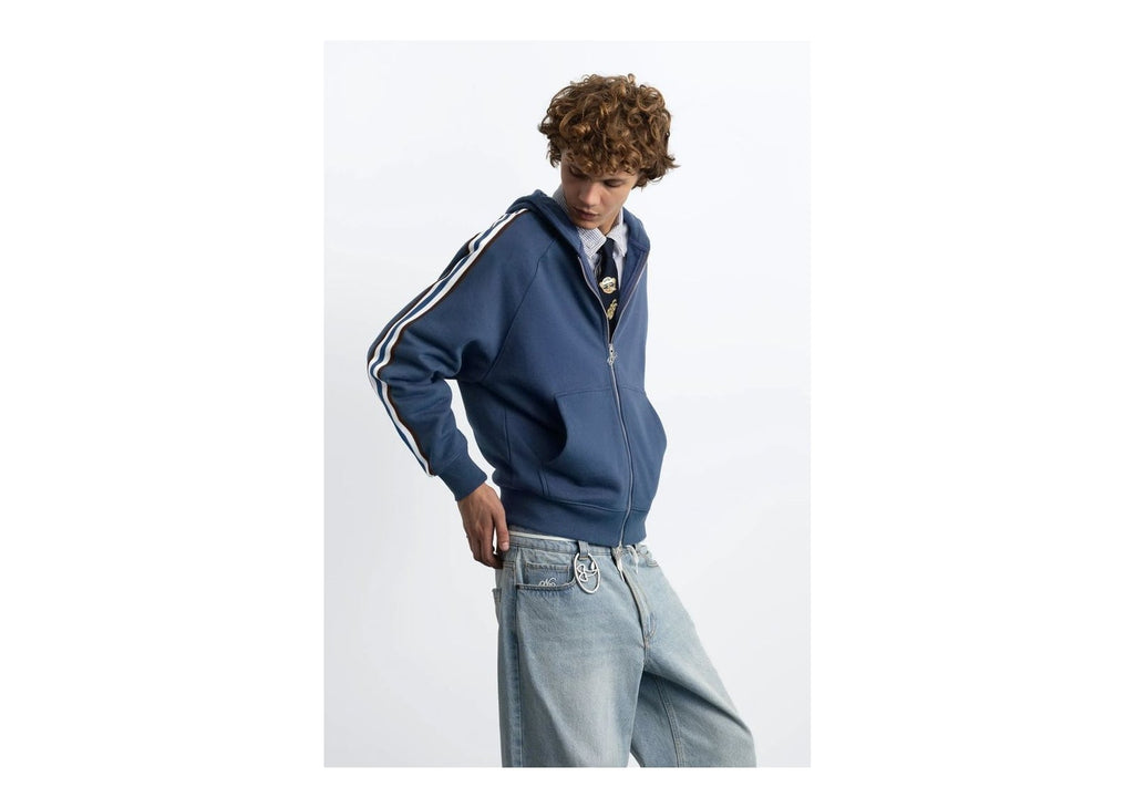 Nude Project IT Zip-Up Hoodie Blue