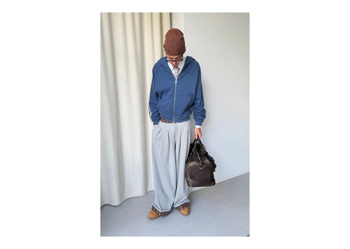 Nude Project IT Zip-Up Hoodie Blue