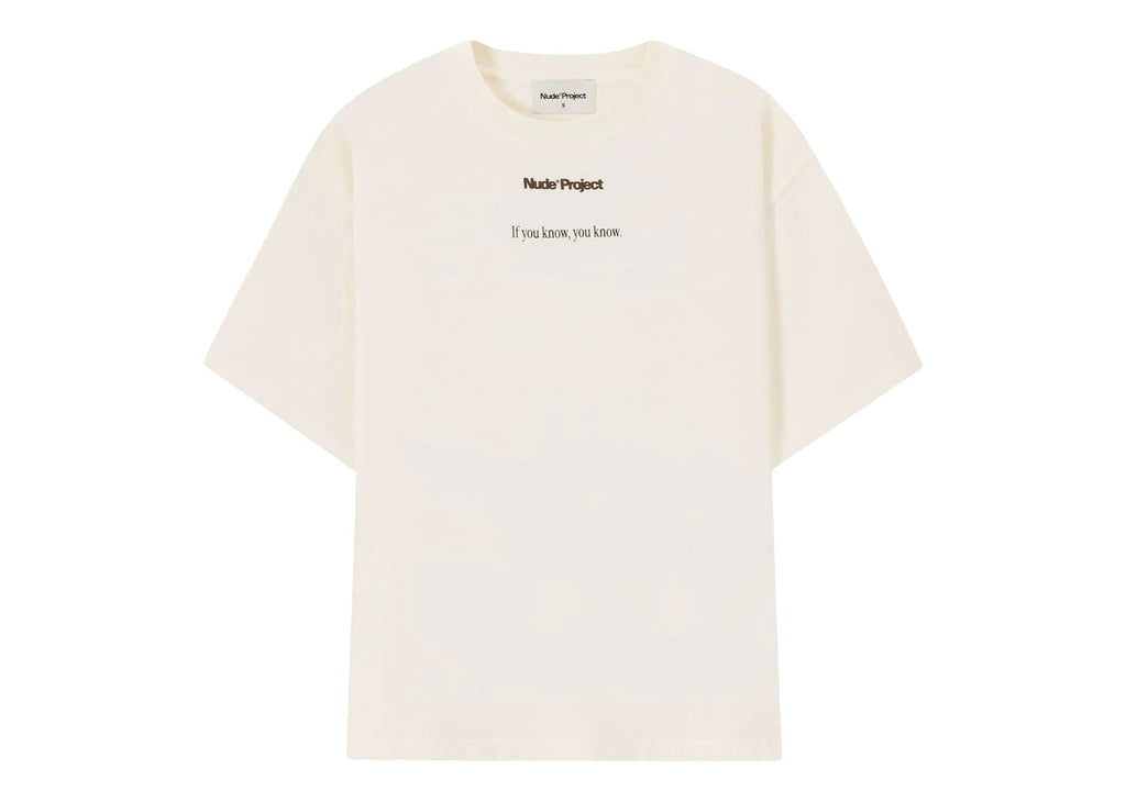 Nude Project Iykyk Tee Ivory