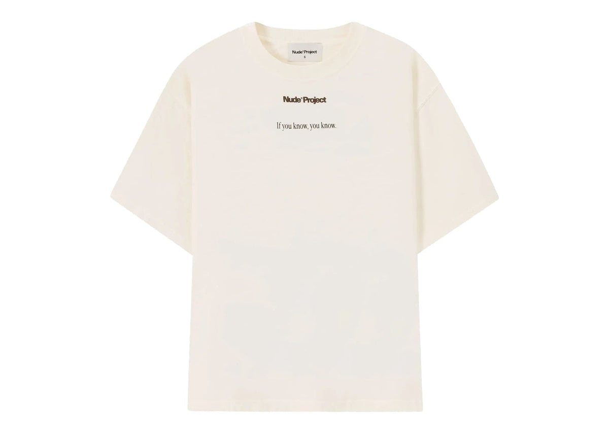 Nude Project Iykyk Tee Ivory