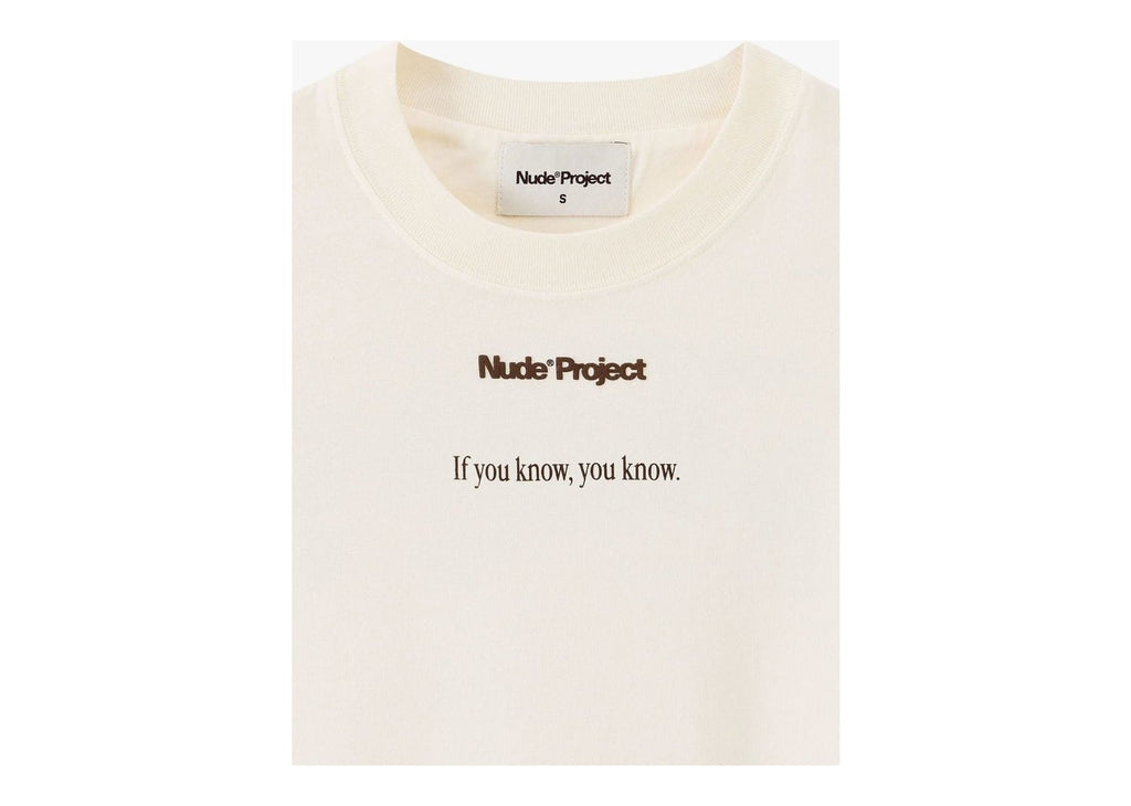 Nude Project Iykyk Tee Ivory