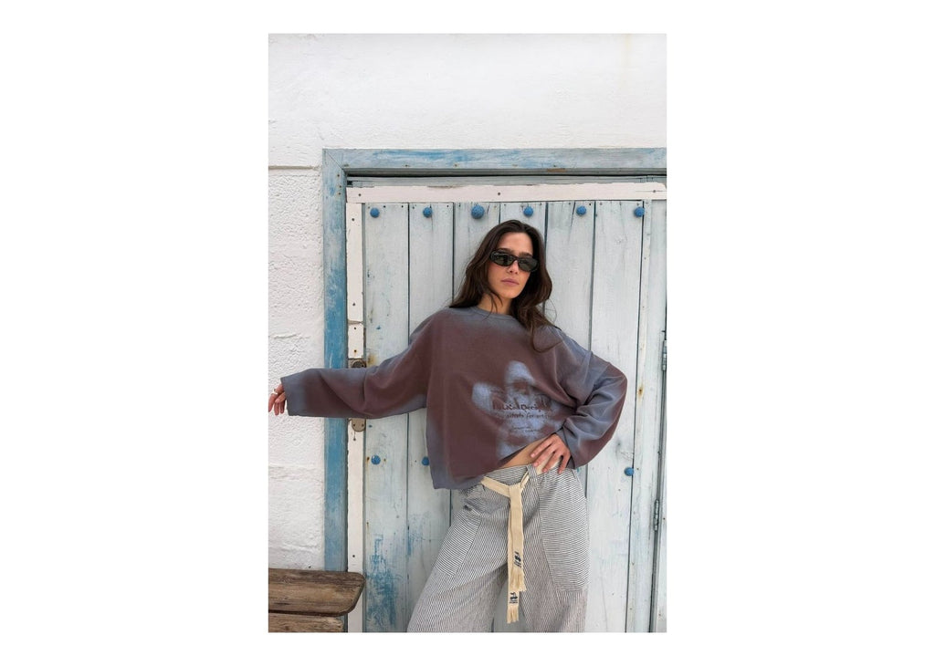 Nude Project Jave Long-Sleeve Tee Brown