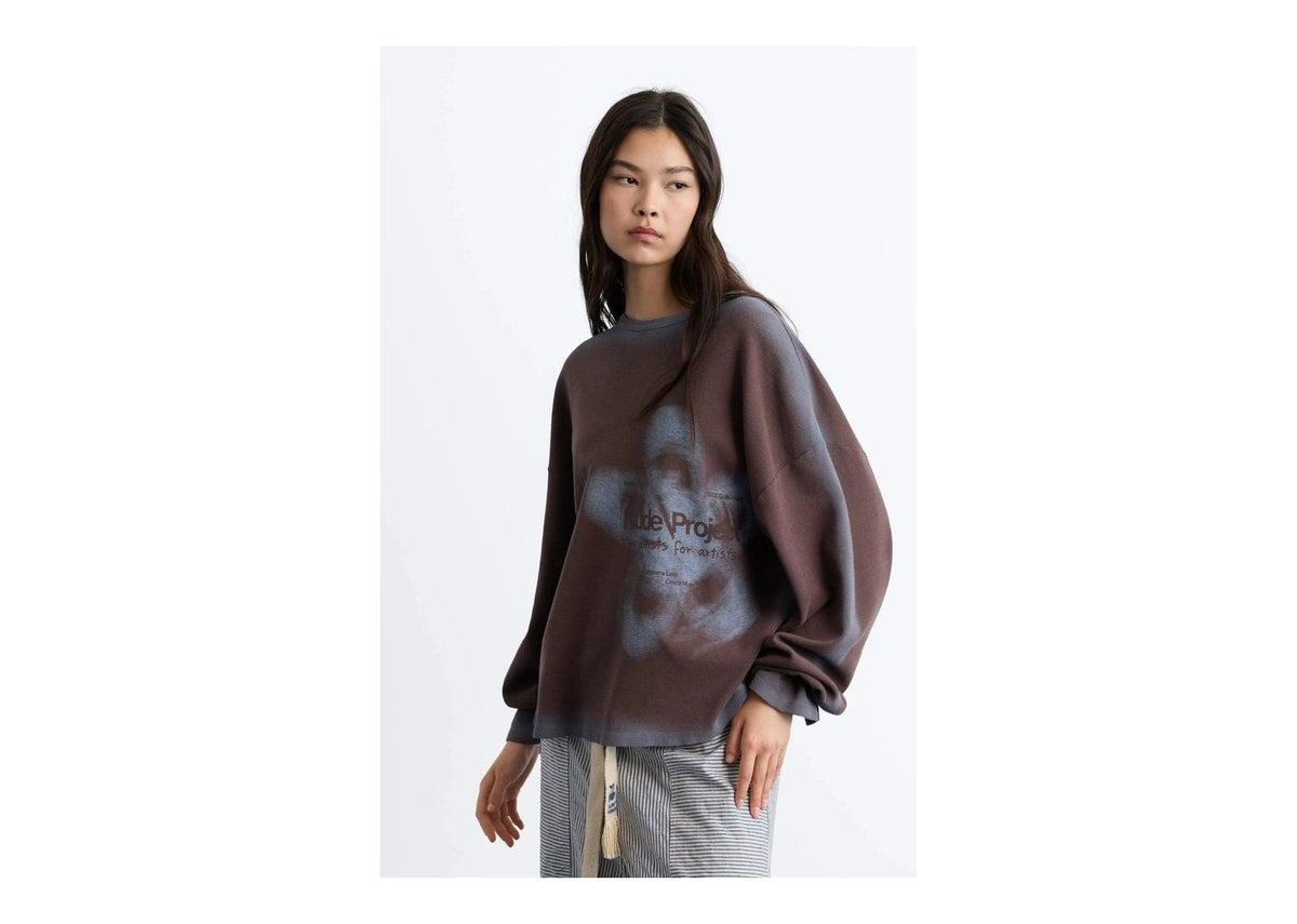 Nude Project Jave Long-Sleeve Tee Brown