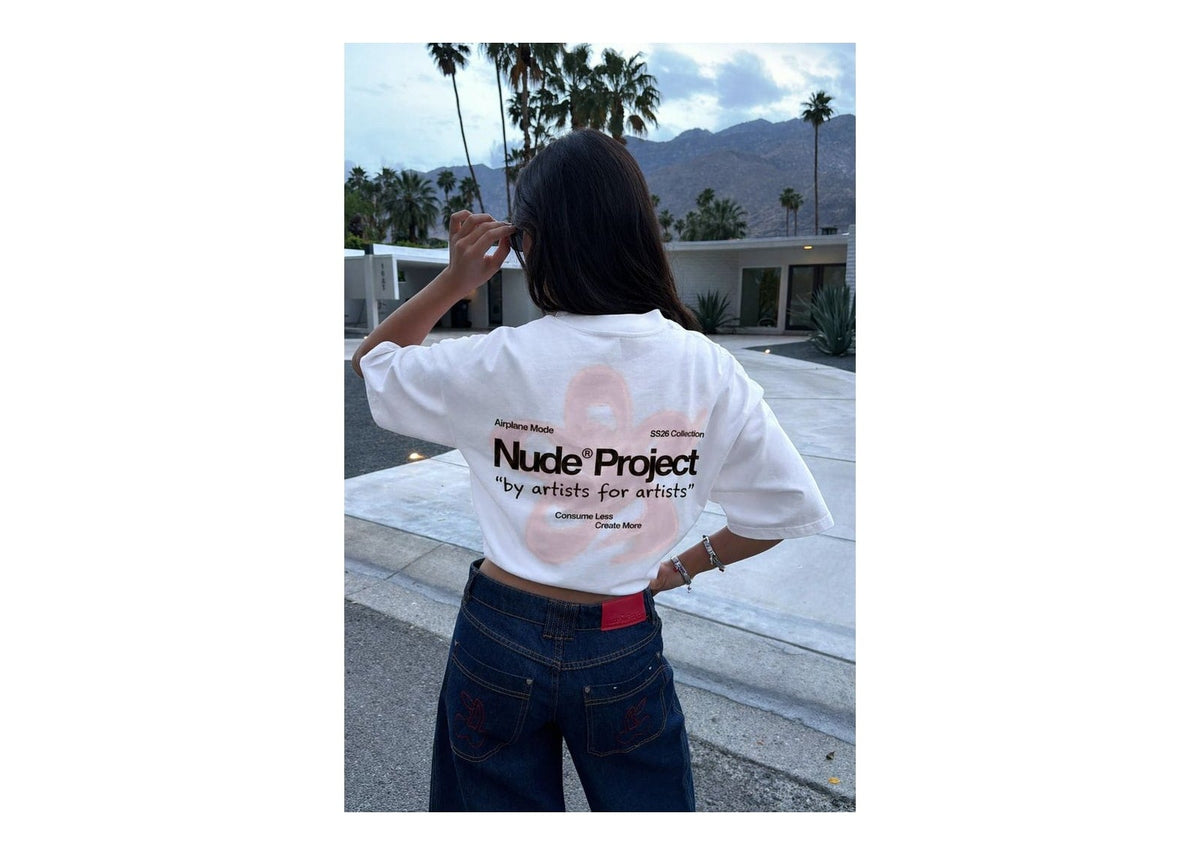 Nude Project Jave Tee White/Lilac
