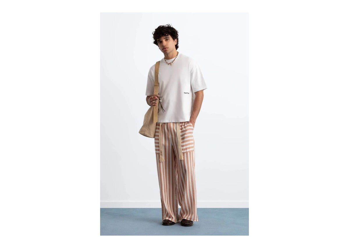 Nude Project Jave Tee White/Orange