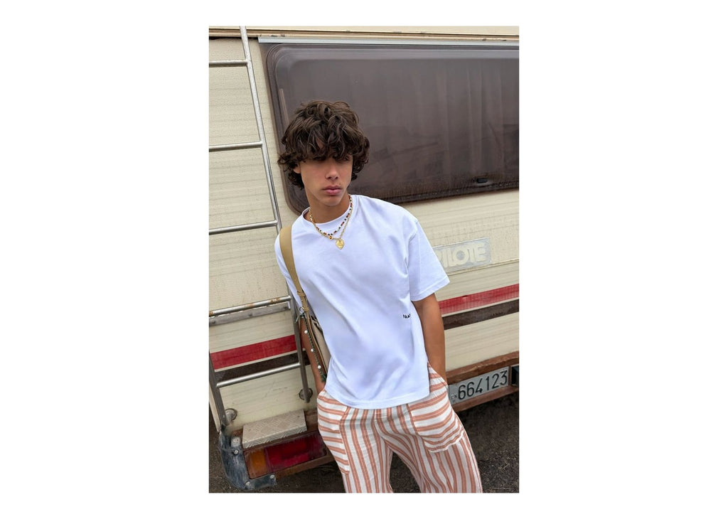 Nude Project Jave Tee White/Orange