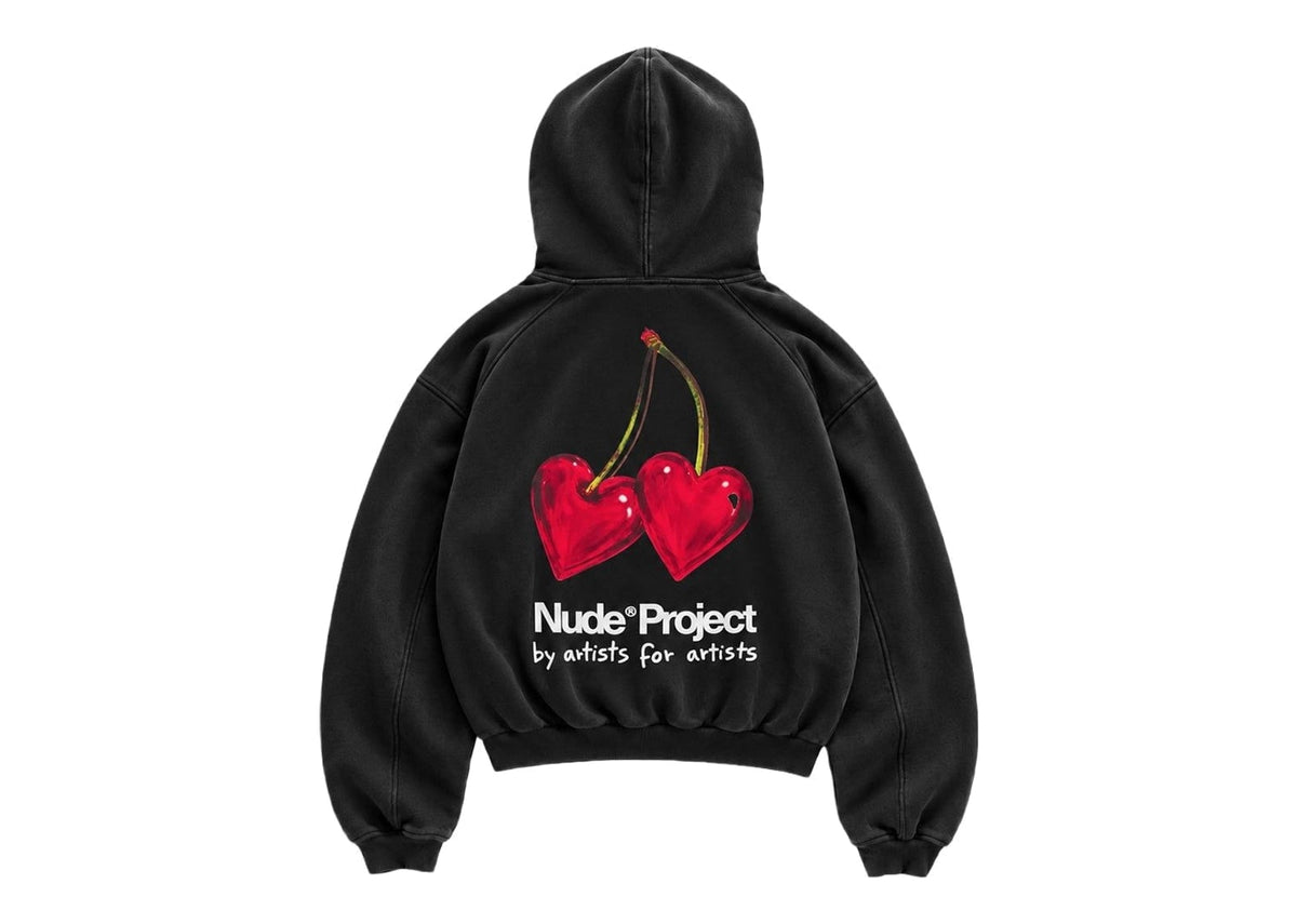 Nude Project Juicy Cherry Hoodie Black