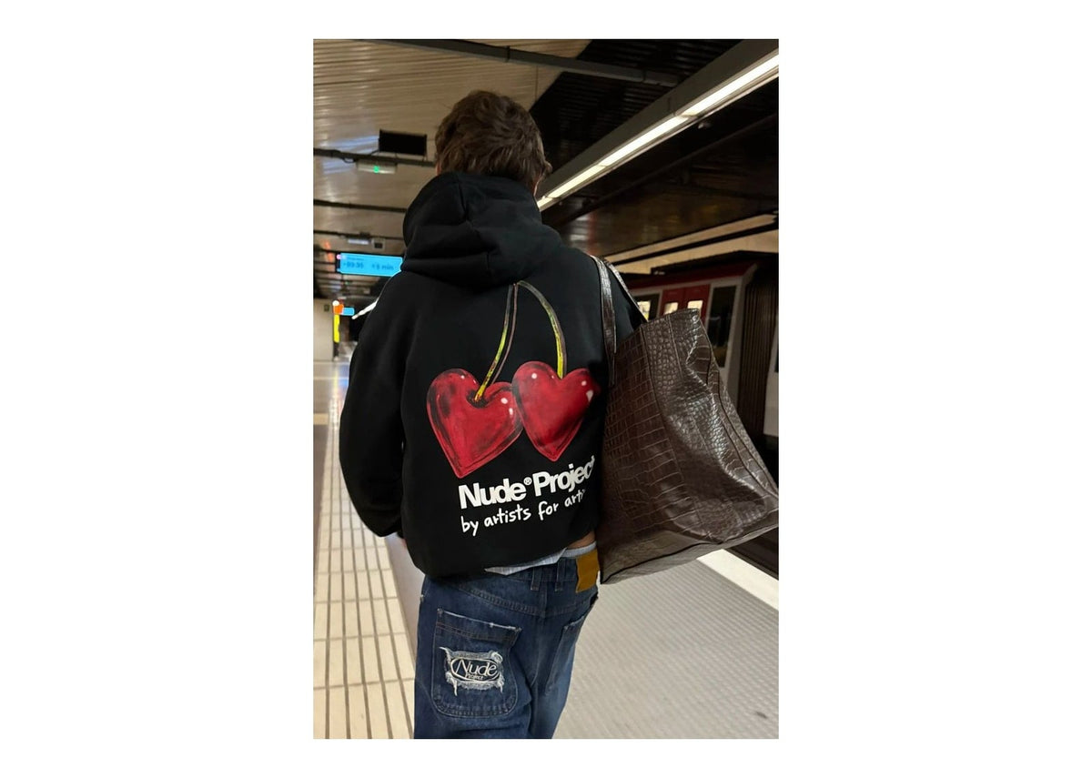 Nude Project Juicy Cherry Hoodie Black