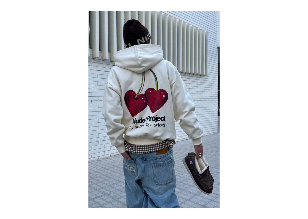 Nude Project Juicy Cherry Hoodie Marshmallow