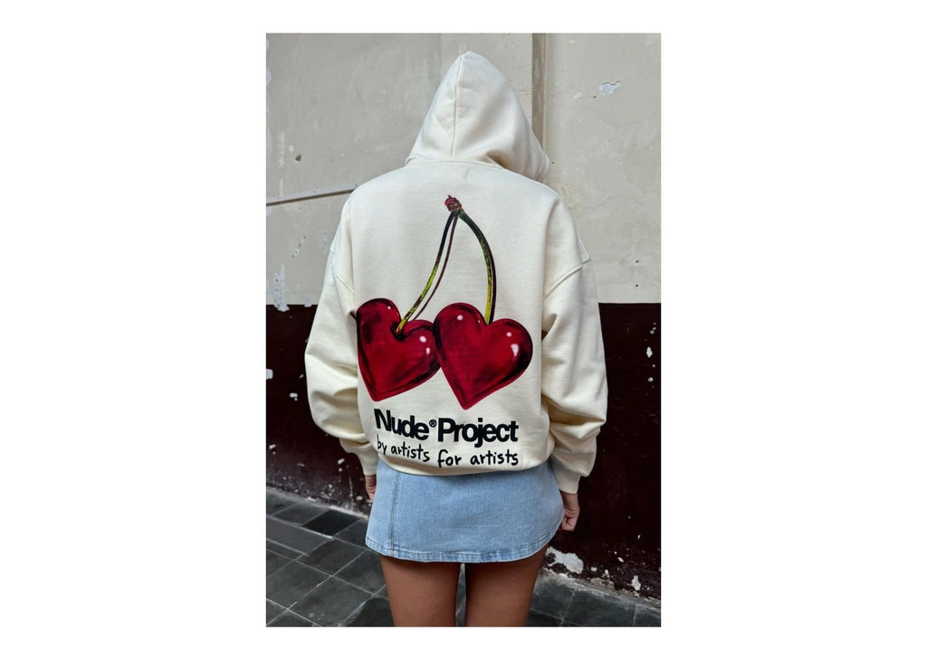 Nude Project Juicy Cherry Hoodie Marshmallow