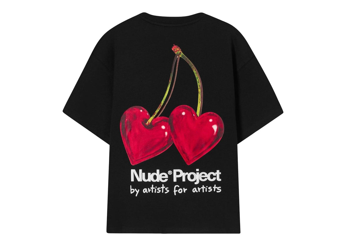 Nude Project Juicy Cherry Tee Black