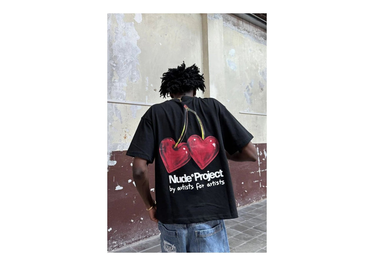 Nude Project Juicy Cherry Tee Black