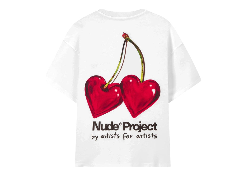 Nude Project Juicy Cherry Tee White