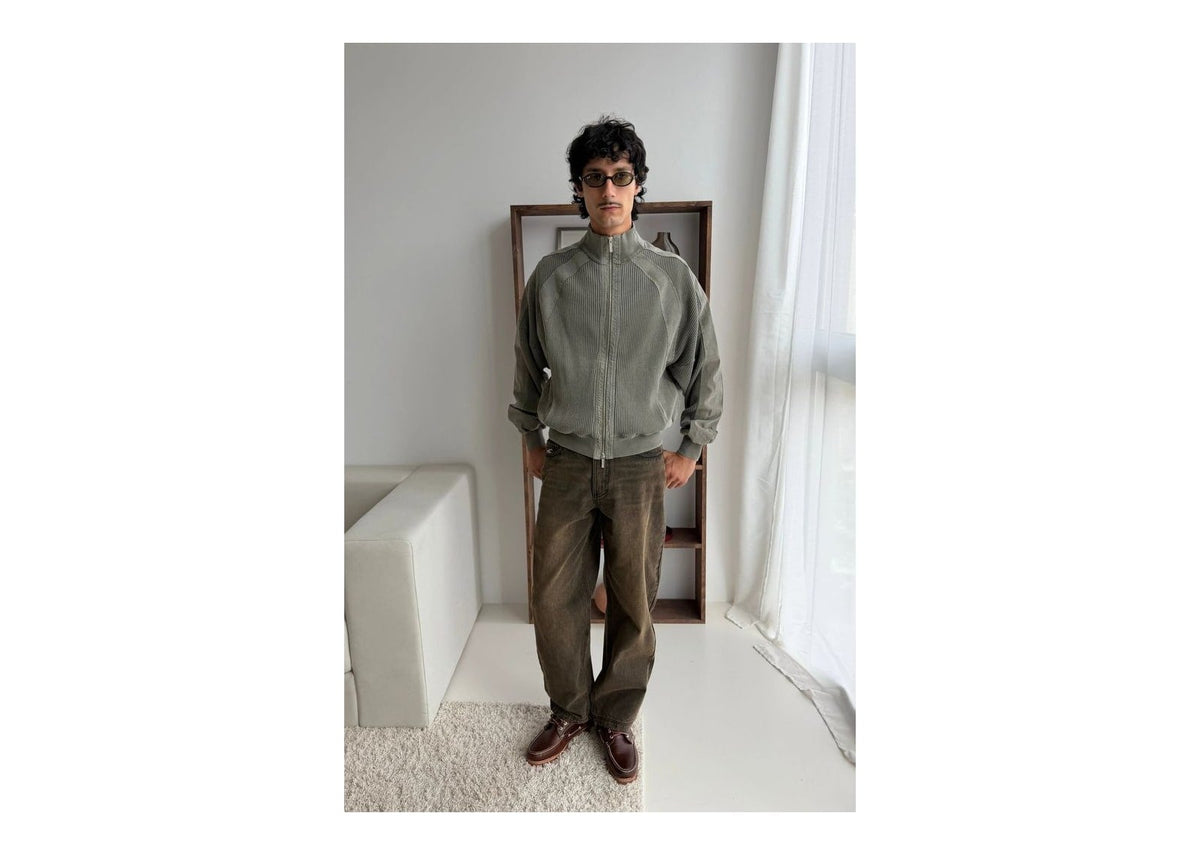 Nude Project Kai Zip-Up Jacket Olive