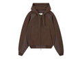 Nude Project Kim Zip-Up Hoodie Brown