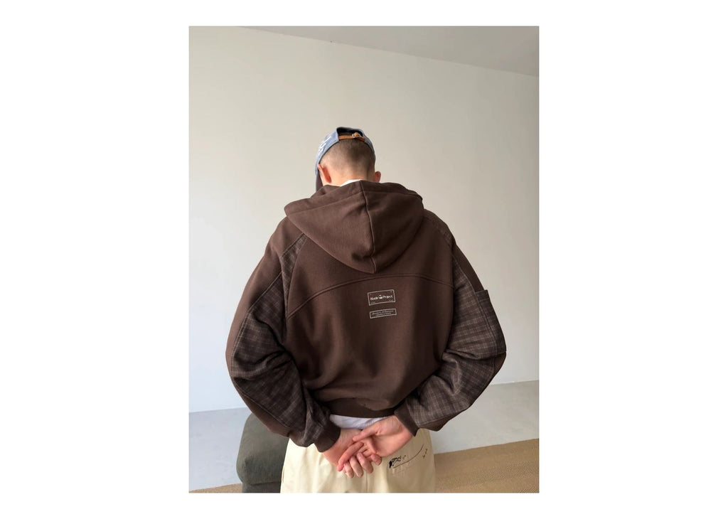 Nude Project Kim Zip-Up Hoodie Brown
