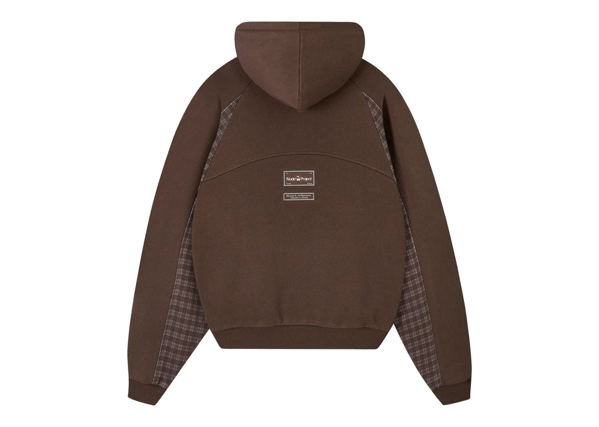 Nude Project Kim Zip-Up Hoodie Brown