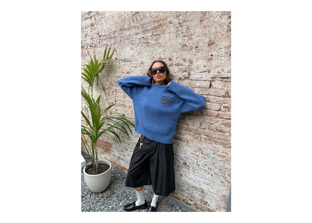 Nude Project Le Marais Knit Sweater Blue