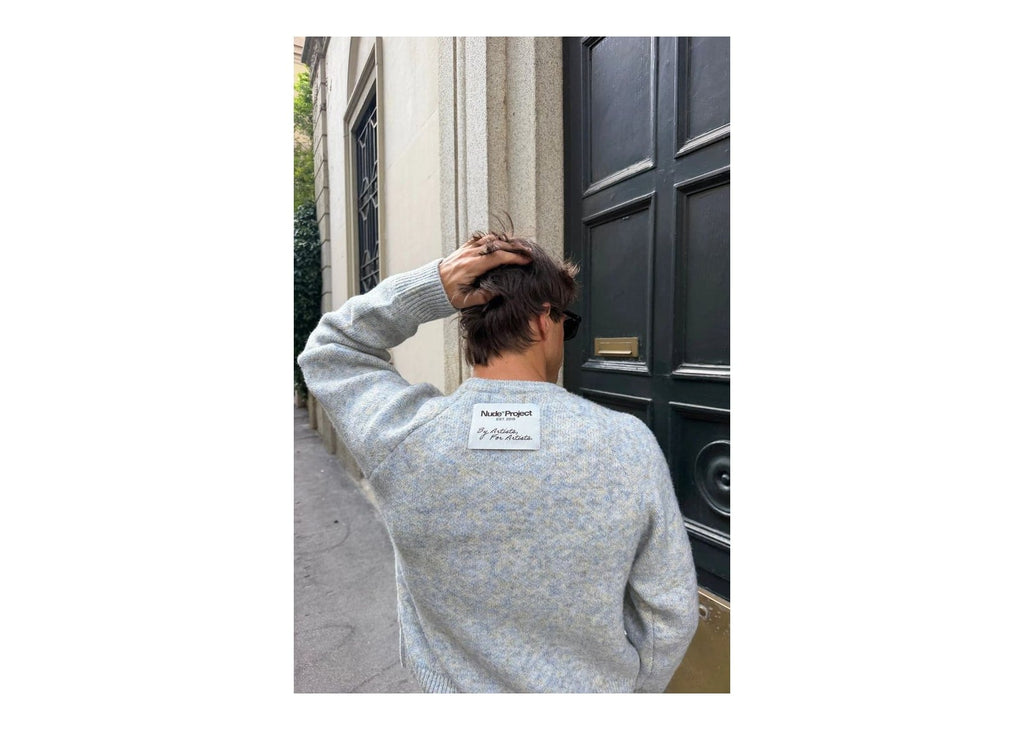Nude Project Le Marais Knit Sweater Grey Melange