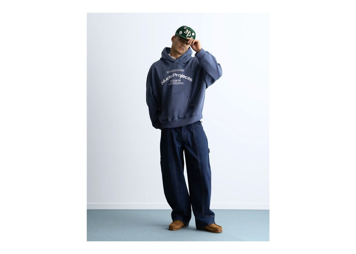 Nude Project Liberty Boxy Hoodie Blue