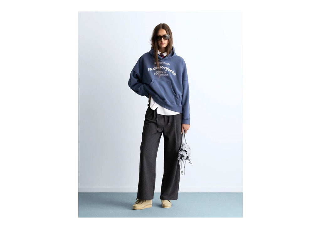 Nude Project Liberty Boxy Hoodie Blue