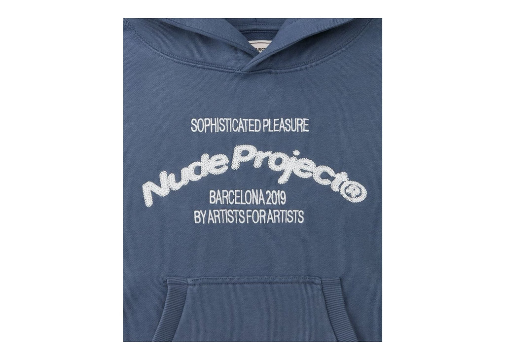 Nude Project Liberty Boxy Hoodie Blue