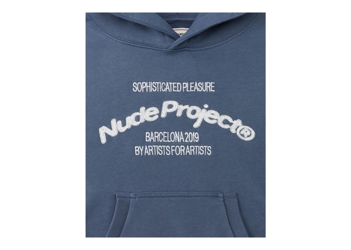 Nude Project Liberty Boxy Hoodie Blue
