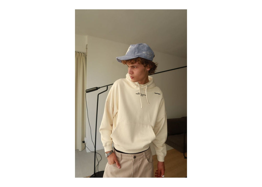Nude Project Lips Hoodie Ivory