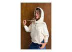 Nude Project Lips Hoodie Ivory