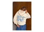 Nude Project Lips Hoodie Ivory