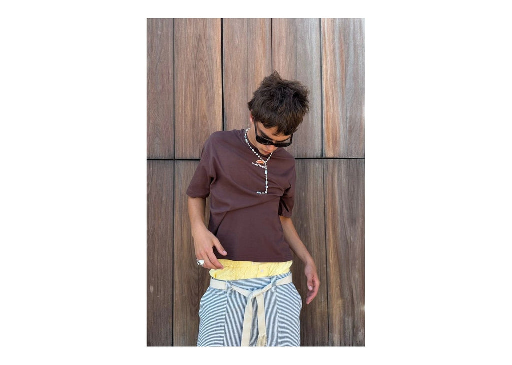 Nude Project Lobster Tee Brown