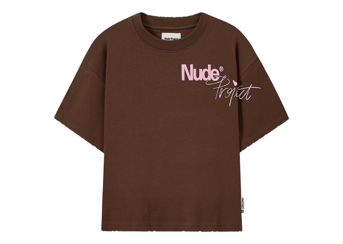 Nude Project Love Wins Tee Brown