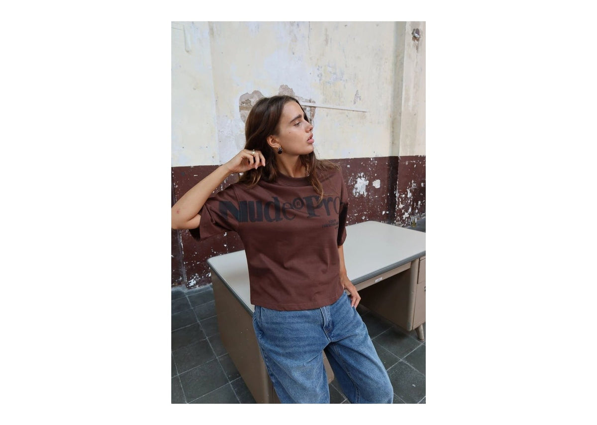 Nude Project Lucas Tee Brown