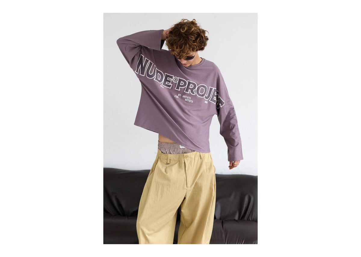 Nude Project Macro Long-Sleeve Tee Lilac