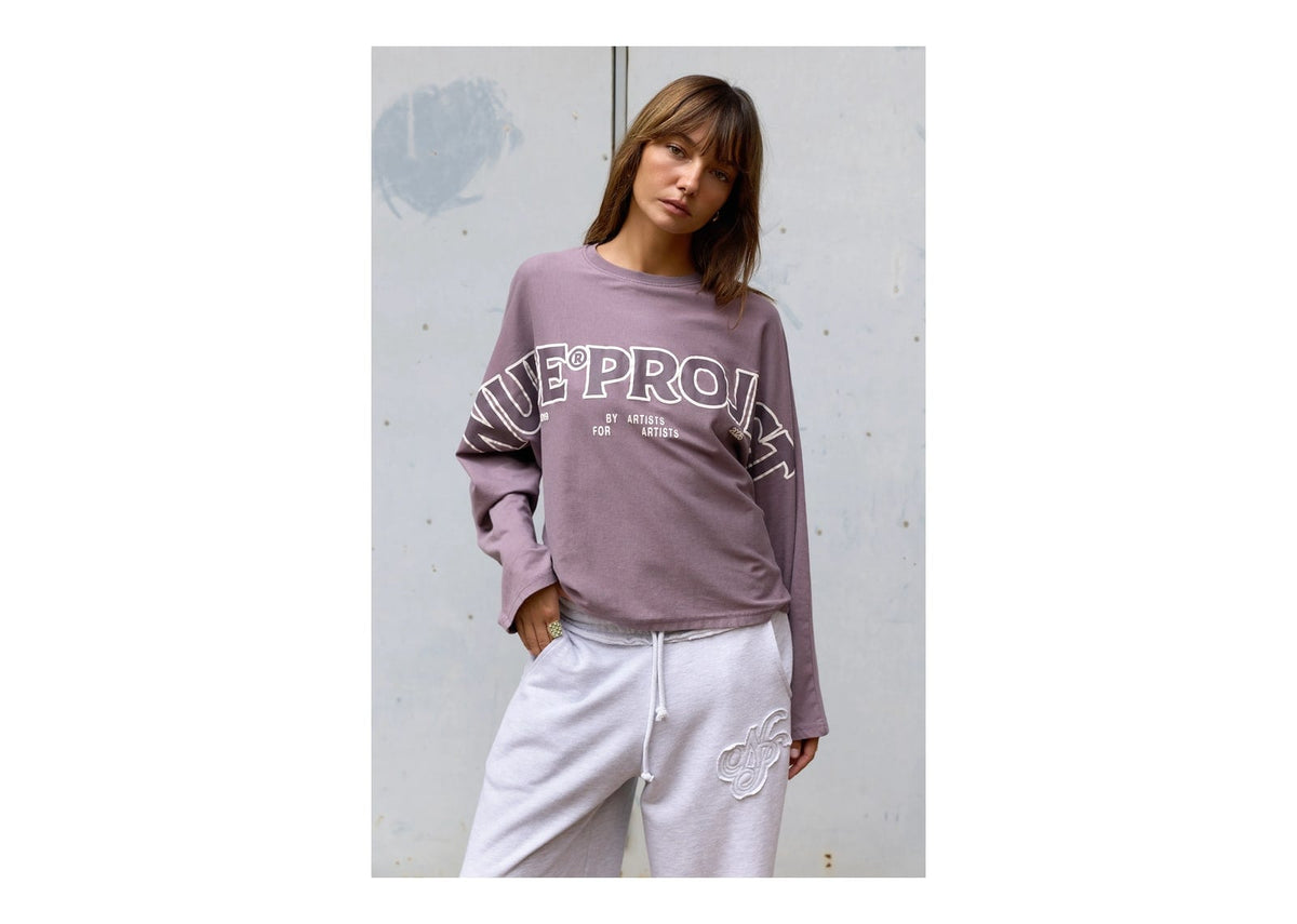 Nude Project Macro Long-Sleeve Tee Lilac