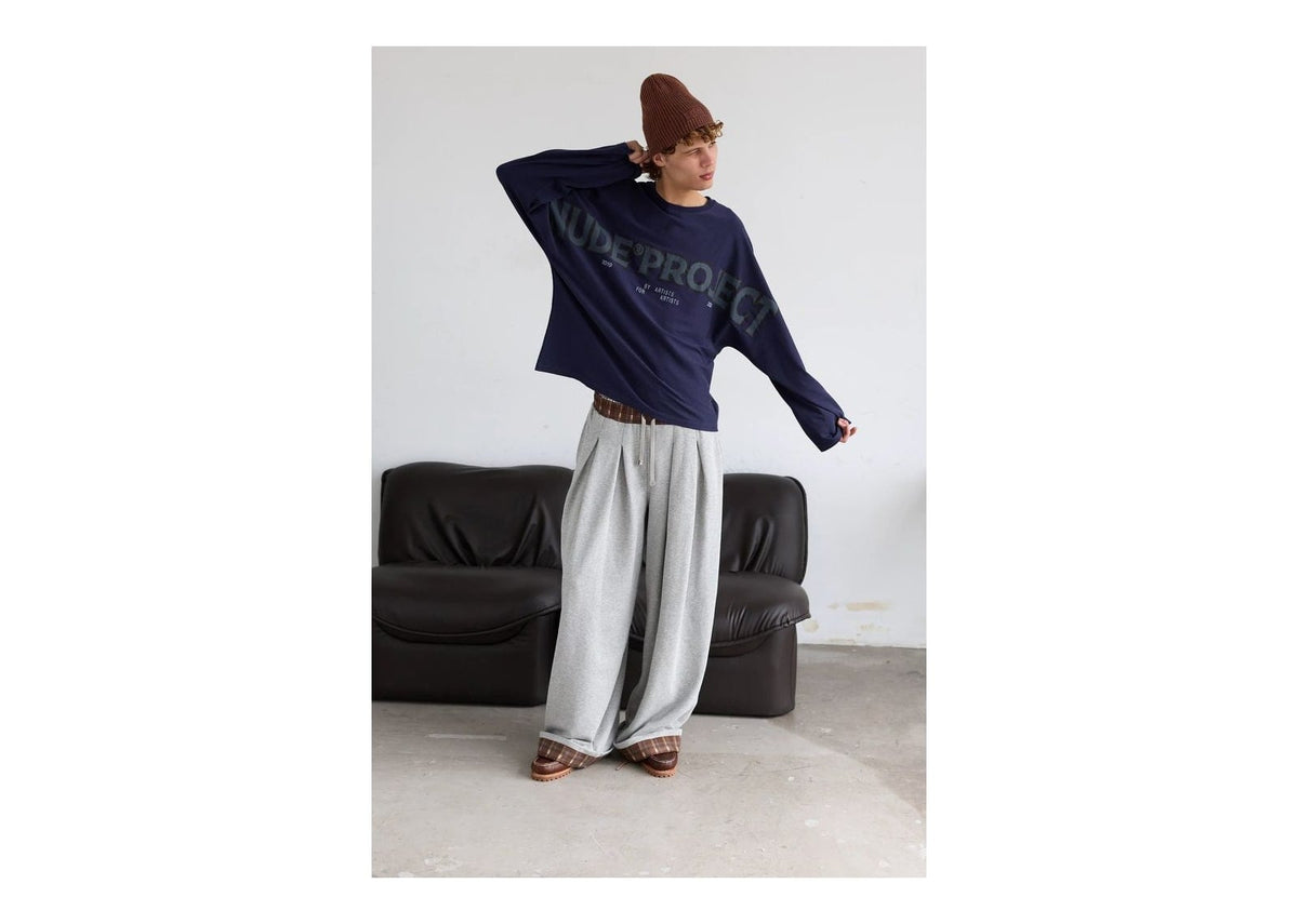 Nude Project Macro Long-Sleeve Tee Navy